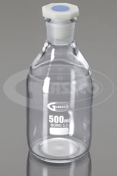 Bottles, Reagent Narrow Mouth, Clear Glass DIN-ISO